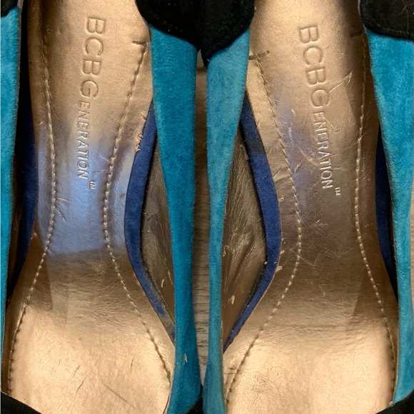 BCBG Suede Heels- Multi Color - Picture 4 of 8